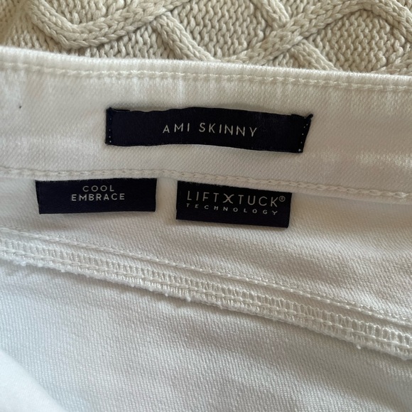 NYDJ Women's White Jeans “Ami Skinny” Lift Tuck Style size 6 - Picture 15 of 16